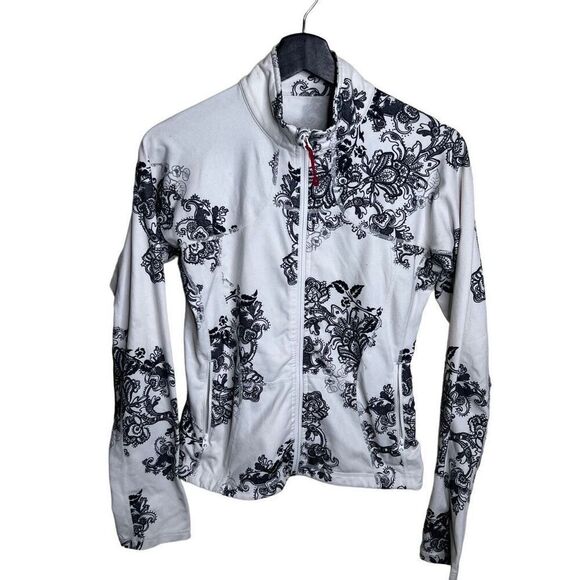 Lululemon Floral Print Black White Define Jacket 6 - Picture 1 of 7